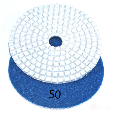 Алмазный гибкий шлиф.круг (черепашка), 100мм, Р 50, Чеглок