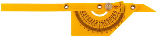 Goniometer-quadrant 180 gr. plastic 90x155 mm