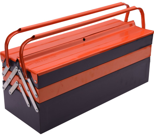 Metal folding tool box 530 mm.// HARDEN