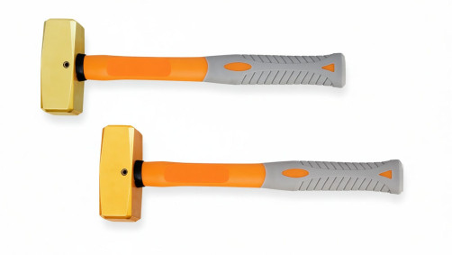 Blunt-nosed sledgehammer (German type) 0.5 kg BeCu handle fibreglass intrinsically safe 191C-1002, HORTZ