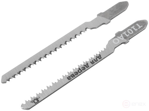 Blades for electric jigsaw, T101AO, wood, HCS, 75 mm, 2 pcs.