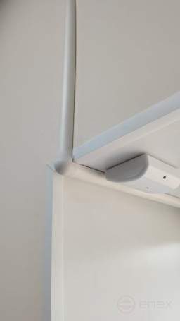 ERA KK Cable Channel-20-12- FW semi-circular white 20x12mm