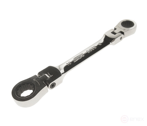 Union wrench 8x10mm ratchet hinge L=125mm JTC