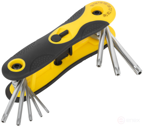 Ключи TORX CrV 8 шт. (T9-T40) складные