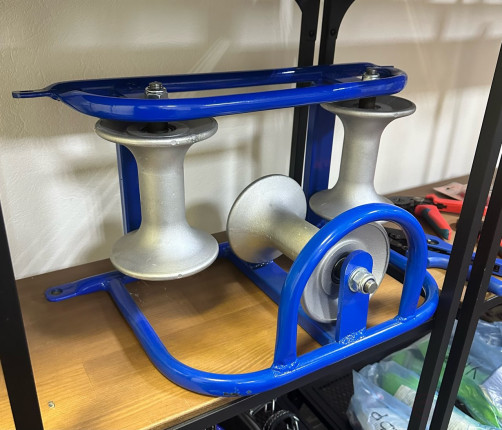 RCU corner cable roller, aluminum coils (cable diameter up to 120 mm, roller load up to 200 kg) MALIEN