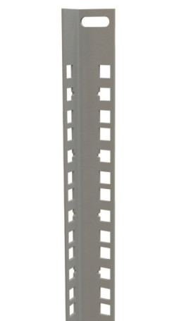CPR19-6U-RAL7035 19" mounting profile height 6U, for cabinets TWB / TWL, color gray (2 pcs. included)