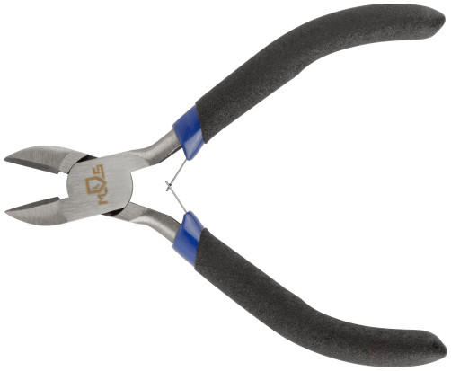 Mini side cutters, blue handles 110 mm