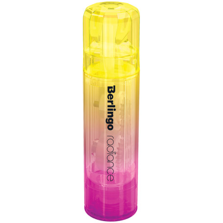 Корректирующая лента Berlingo "Radiance", 5 мм*6м, набор 2 шт., розовый/желтый, розовый/синий, блистер