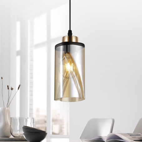 Светильник подвесной (подвес) Rivoli Shelda 9106-201 1 * Е27 60 Вт модерн потолочный