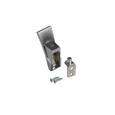 Крючок меб. однорожковый мет. SLASH хром матовый AKS