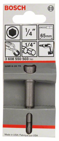Socket wrenches 65 mm x 1/4", 3608550503