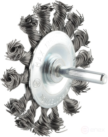 Flat drill cleaning brush D-75mm.twisted (Avtodor) 44071