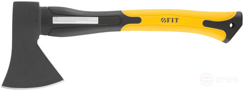 The axe is forged reinforced steel, reinforced fiberglass handle 600 gr.