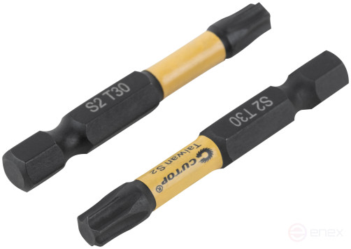 Набор торсионных бит, 2шт., CUTOP Profi Plus, T30, 50 мм