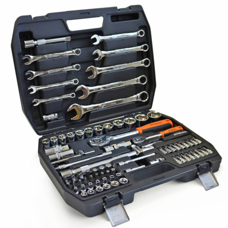 MegArsenal 82-piece Hand Tool Set with 6-sided Heads