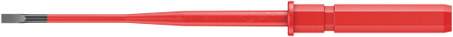 60 iS SL Kraftform Kompakt VDE Replaceable slotted screwdriver with narrowed rod, 0.6 x 3.5 x 154 mm