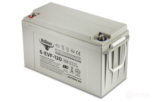 Тяговый аккумулятор RuTrike 6-EVF-120 (12V120A/H C3)