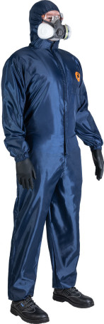 Комбинезон малярный многоразовый Jeta Safety JPC75b, размер XXXL, синий, 1 штука