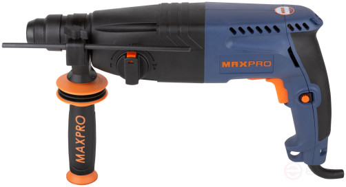 MAX-PRO Rotary hammer mounting 620 W; 0-1000 rpm; 2.5 J; 3 modes; L/W/M-30/24/13; 2.8 kg; SDS-PLUS; anti-vibration handle; rubber inserts; cut