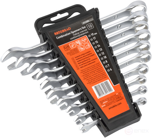 Набор комбинир.ключей АвтоDело 10шт.(холдер) 31100