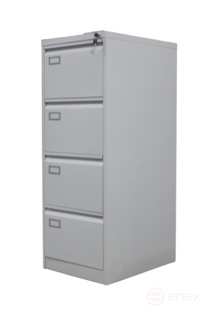 Стальная картотека с 4-мя ящиками