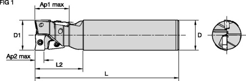 Фреза KDMR25S25170L