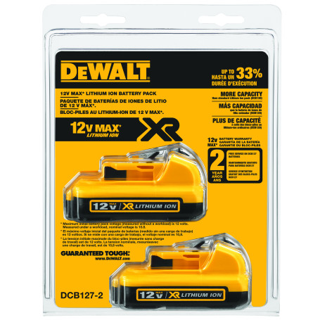 Battery 2.0Ah 10.8V XR DEWALT DCB127