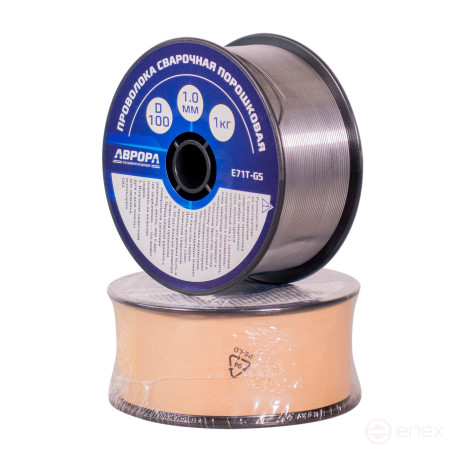 Powder wire E71T-GS d.1.0 mm 1.0kg D100 NO GAS