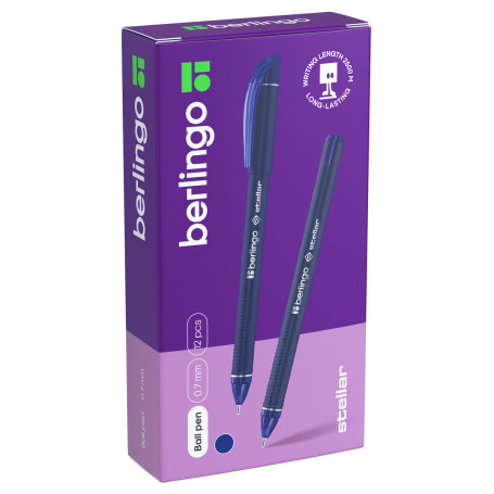 Ручка шариковая Berlingo "Stellar" синяя, 0,7 мм