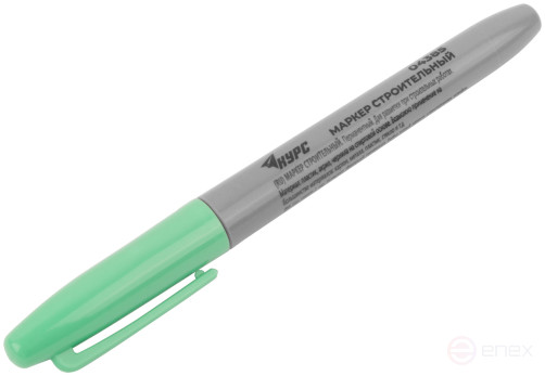 Маркер строительный перманентный, зеленый