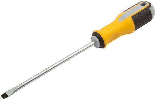 Screwdriver "Start", CrV steel, rubberized handle 6x150 mm SL