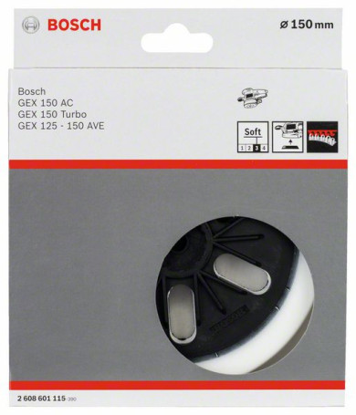 Soft disc grinding circle, 150 mm, 2608601115