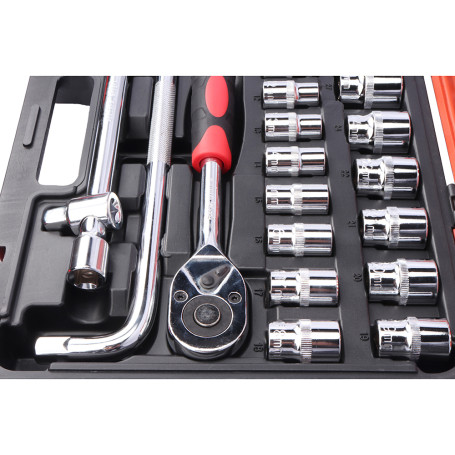 Tool Set 38 Pieces 1/2" Ratchet Tool Set for Car GOODKING Y-10038