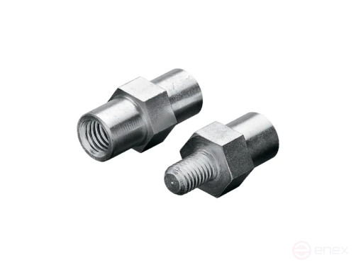 Резьбовой металлический адаптер, внутренняя/внутренняя резьба - W1/2"-M12, общая длина 40 мм