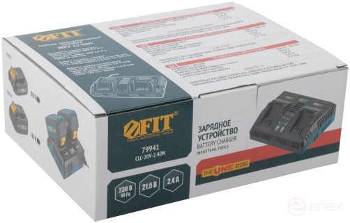 Зарядное устройство 230 В/50 Гц; 21,5 В; 2,4 А; коробка