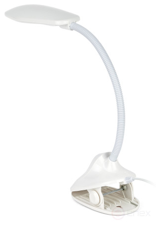 Настольный светильник ЭРА NLED-478-8W-W светодиодный на прищепке белый