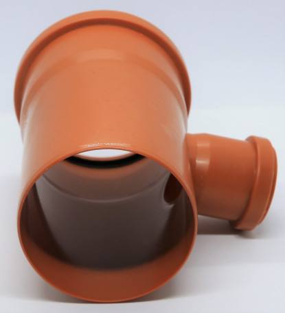 External tee 110 by 50 mm 90 (87.5) degrees Flextron