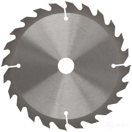 Circular saw blade for wood 160 x 20 x 24T + ring 20/16 mm