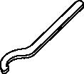 PSW58M Hook Wrench