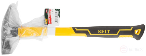 Молоток-гвоздодер, фиберглассовая усиленная удлиненная ручка, дополн. гвоздодер, 27 мм, 370 гр.