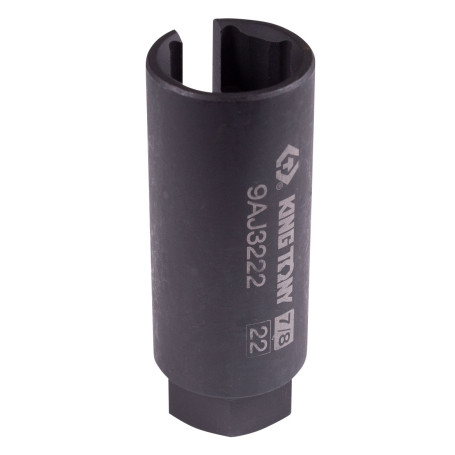 Oxygen sensor head 3/8", 22 mm, split, deep KING TONY 9AJ3222