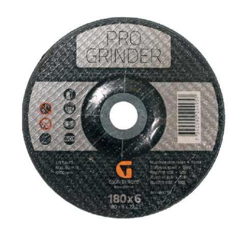 Шлифовальный диск Pro Grinder 180 x 6,0 x 22,23 мм