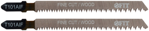 Полотна по дереву, Bimetal, остроконечные зубья, 100/77/1,7 мм (T101AIF), 2 шт.
