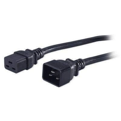 PWC-IEC19-IEC20-1.8-BK IEC 320 C19 - IEC 320 C20 Power cable (3x1.5), 16A, straight plug, 1.8m, color black (PVS-AP-3*1,5-250- C19C20-16-1,8 GOST 30851.1-2002 (IEC 60320-1:1994))