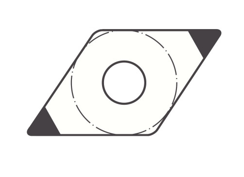 Plate DNGA150408S01030-2N CBN HPN2001