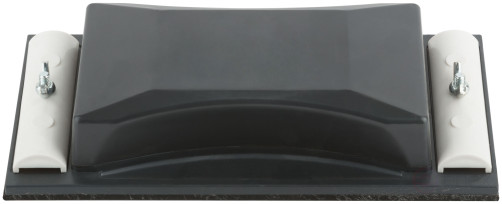 Holder d/sandpaper.bum. plastic with metalclamp, black 210x105 mm