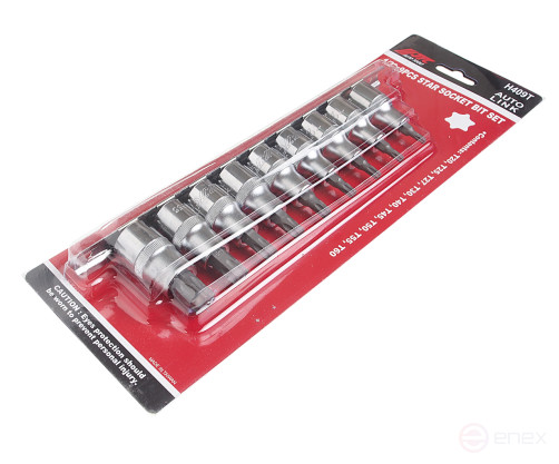 1/2" TORX T20-T60 9 pieces JTC Bit Head Set