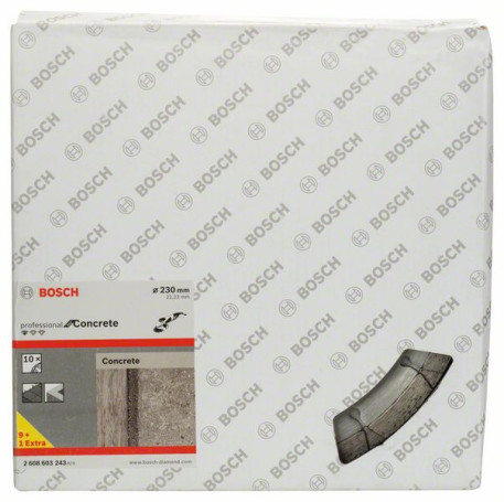 Алмазный отрезной круг Standard for Concrete 230 x 22,23 x 2,3 x 10 mm, 2608603243