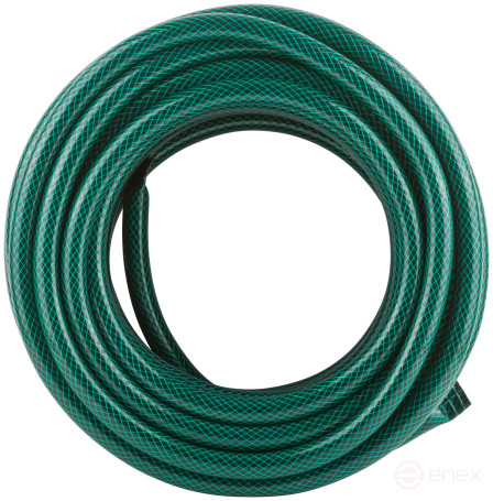 Шланг поливочный трехслойный армированный, зеленый 3/4" х 1,5 мм х 25 м