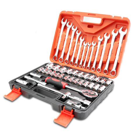 Tool Set 44 Pieces 1/2" Ratchet Tool Set for Car GOODKING Y-10044